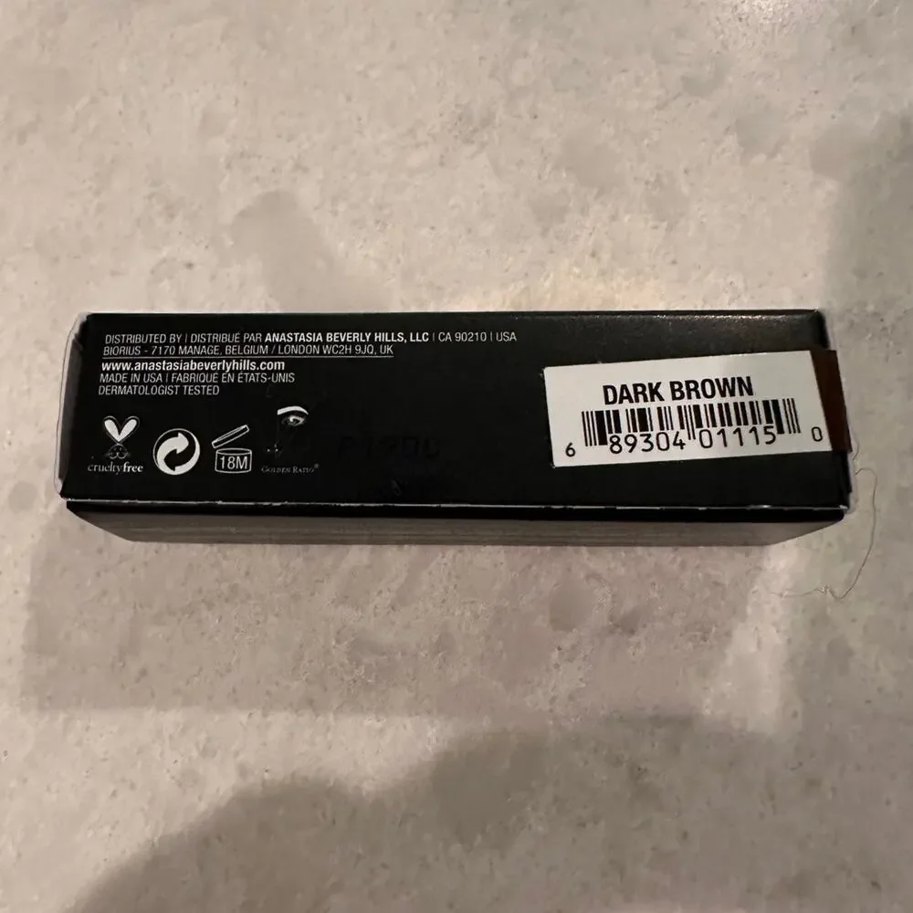 Anastasia Beverly Hills Mini Dipbrow Gel in Dark Brown NEW sealed